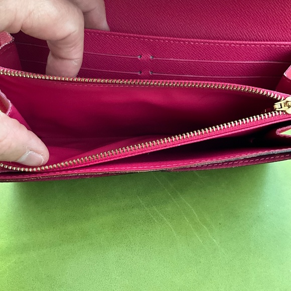 Louis Vuitton long black coated canvas monogrammed multicolour wallet - Picture 5 of 9